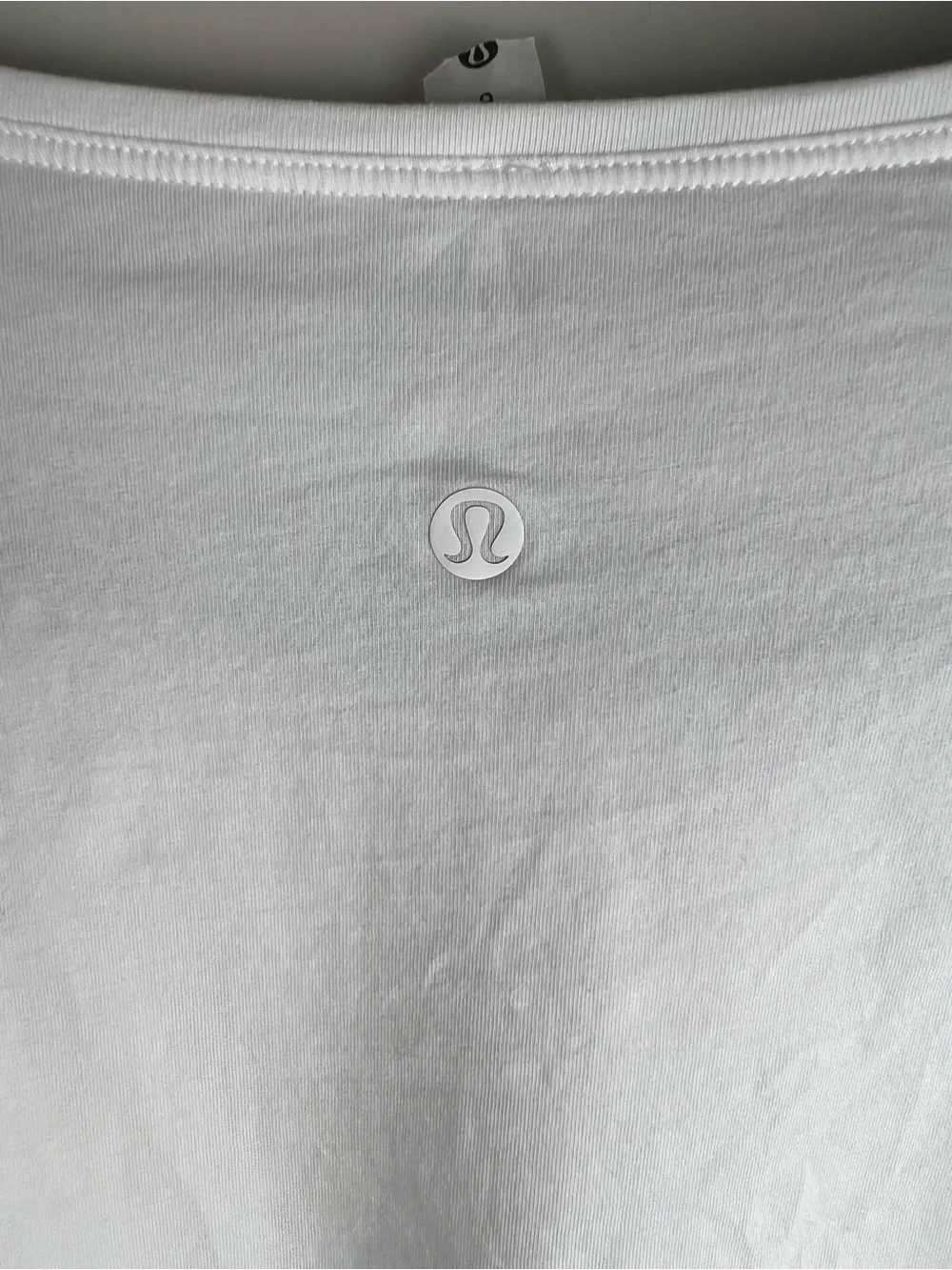 Lululemon Organic Cotton White Back in Action Long Sleeve Size 6 Flowy